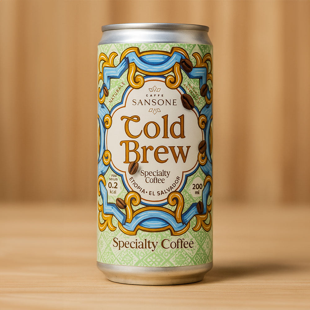 Cold Brew, caffè freddo in Lattina Caffè Sansone