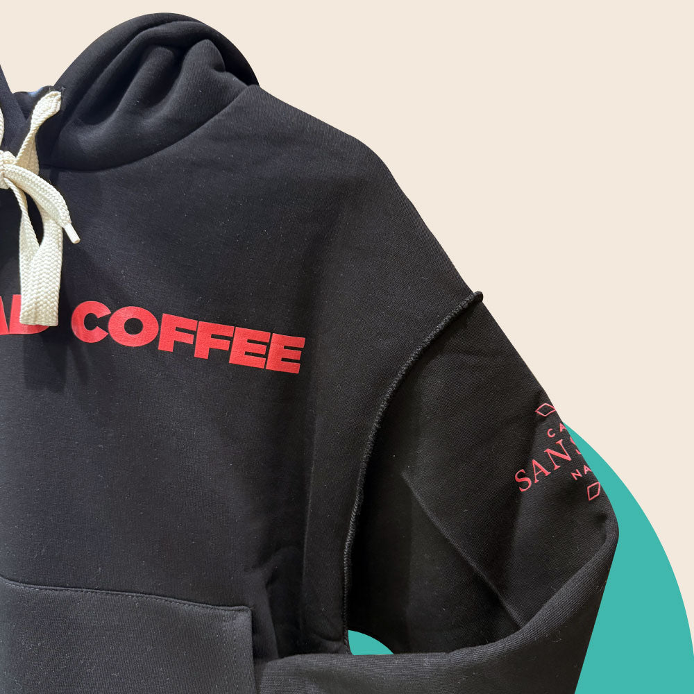 Felpa Nera F*ck Bad Coffee