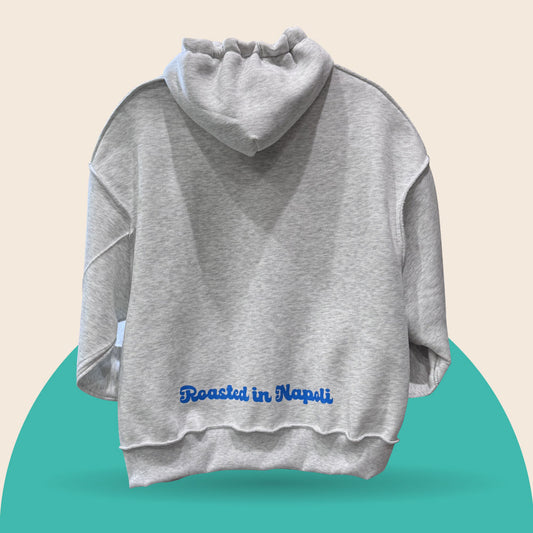 Felpa grigia F*ck Bad Coffee