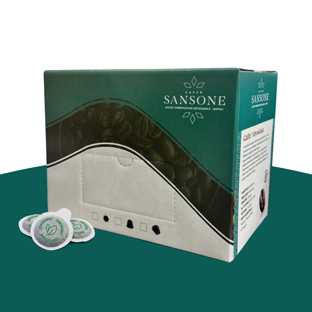 50 biodegradable Sansone coffee pods
