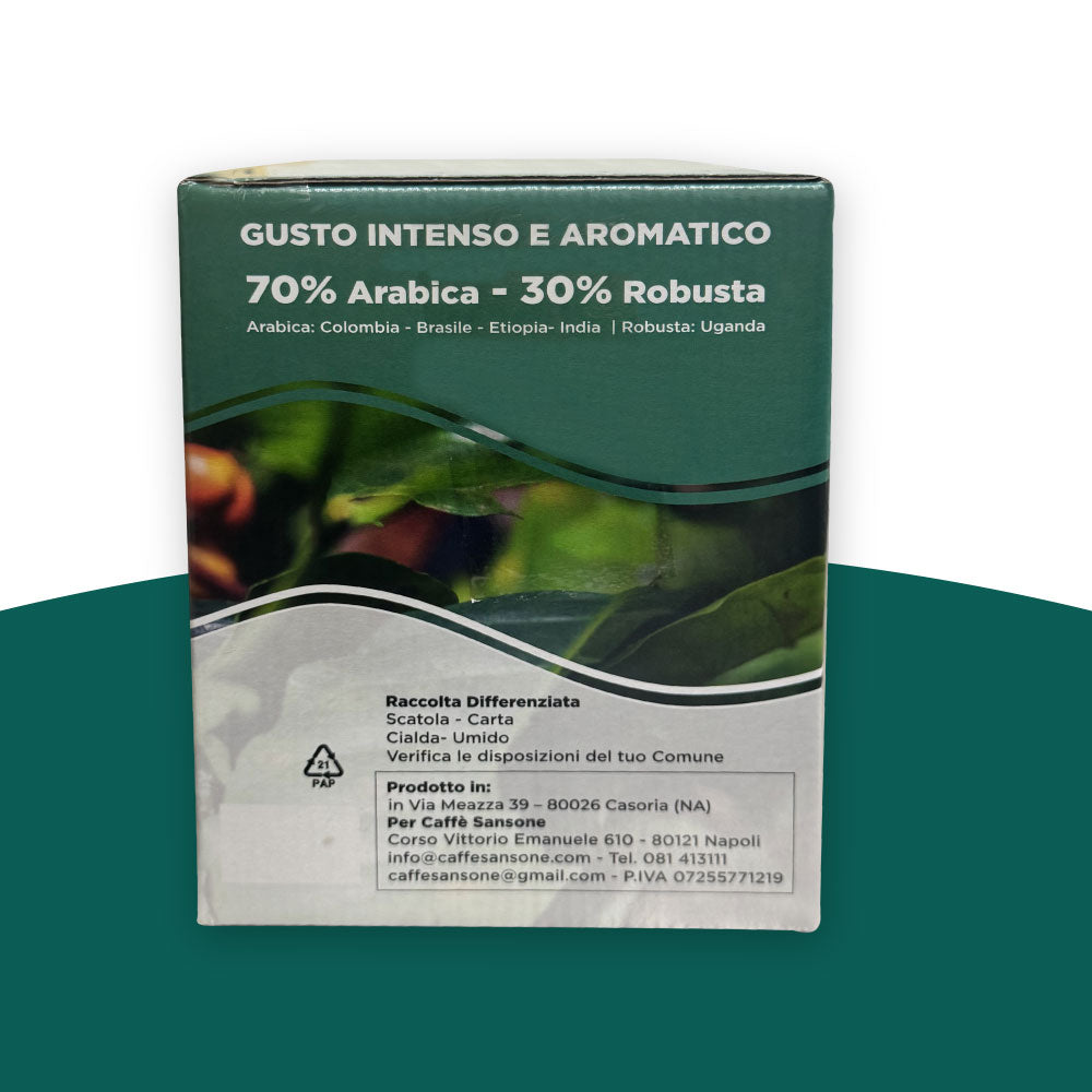 50 biodegradable Sansone coffee pods